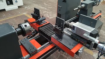 3-axis linkage — a turning, milling, and engraving composite center:90 DEGREE GROOVE