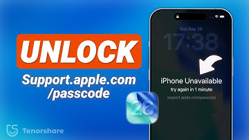 How to Unlock iPhone Stuck on Support.apple.com/passcode (iOS 26 Guide)