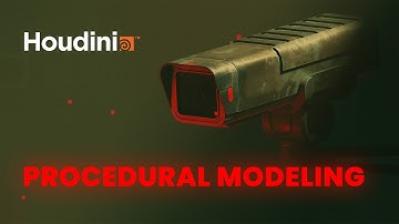 Houdini Procedural Modeling Tutorial: Create a Sci-Fi Camera (Step-by-Step)