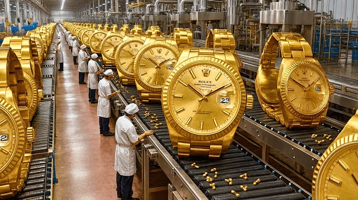 Inside the Rolex Gold Factory: From Solid Gold Bar to $50,000 Watch