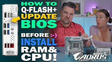 How To Update BIOS without a CPU or RAM with Q-Flash PLUS