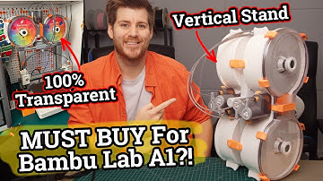 ULTIMATE Upgrade For Bambu Lab A1 AMS Lite! 100% Transparent AMS Lite Enclosure [HOWARX]