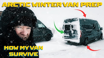 MY VAN PREP for BLIZZARD, SNOW STORM & Extreme ARCTIC WINTER Van Life Alone in Freezing Temperatures