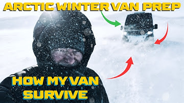 MY VAN PREP for BLIZZARD, SNOW STORM & Extreme ARCTIC WINTER Van Life Alone in Freezing Temperatures