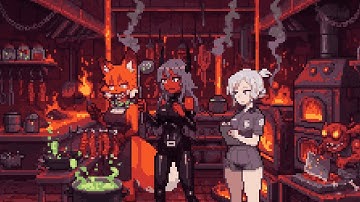 I Created a Solo Restaurant Game Set in Hell 🔥 | Full Gameplay + Behind the Scenes