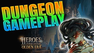 Dungeon Gameplay 200% Difficulty Jebus Outcast Typhona Hero / Heroes of Might and Magic: Olden Era