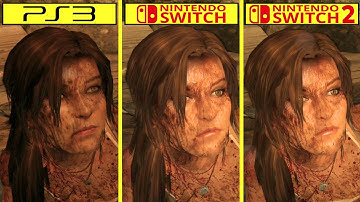 Tomb Raider Definitive Edition PS3 vs Switch vs Switch 2 Graphics Comparison
