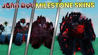 All Reworked John Doe Milestone Skins Showcase | Forsaken