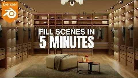 New Blender Addon For Making Interior Scenes