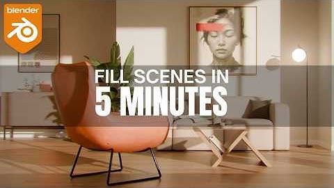 New Blender Addon For Making Interior Scenes