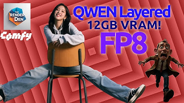 Qwen LAYERED - fp8 on a 12GB GPU enabled! No need for GGUF #comfyui #qwen #comfyuiworkflow