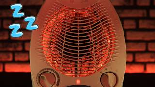 SLEEP IN MINUTES 😴 Extra Deep Fan Heater Sound with Deep Tube Sound