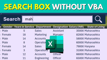 Interactive Search Box in Excel (No VBA) | Create a Dynamic Search Bar in Microsoft Excel
