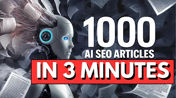 1000 AI SEO Articles in 3 Minutes: Fastest Way to Blog