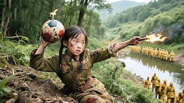 2025最新抗日電影！女孩拿出自製皮球炸彈，將888日軍全部消滅！！⚔️ 抗日 MMA _ Kung Fu #action  #特工電影 #槍戰  #抗日電影