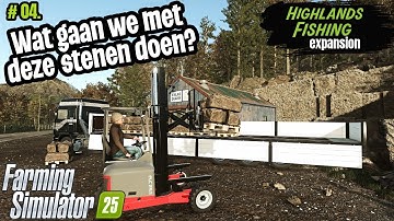 WAT GAAN WE MET DEZE STENEN DOEN?  | Kinlaig | 3 | Highlands Fishing Expansion | FS25  NL/ENG  #fs25