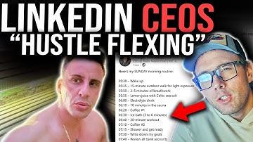 CEOS "HUSTLE-FLEXING" ON LINKEDIN LIKE NEVER BEFORE