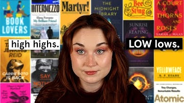 ranking all the books I read in 2025 (34 books)