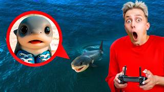 MY DRONE FILMED BABY TRALALERO TRALALA IN REAL LIFE!