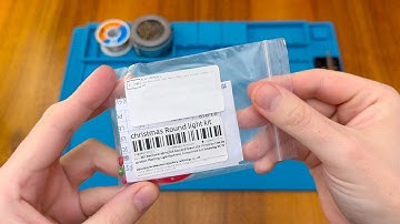 LED Christmas Tree Decoration - Flashing Bauble Shaped DIY Soldering Kit with Surface Mount NE555