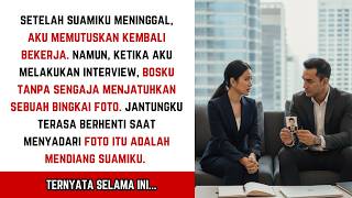 Saat Aku Melamar Kerja, Aku Terkejut Melihat Foto Mendiang Suamiku di Meja Bosku, Ternyata...