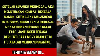 Saat Aku Melamar Kerja, Aku Terkejut Melihat Foto Mendiang Suamiku di Meja Bosku, Ternyata...