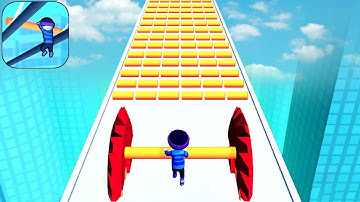 New Satisfying Mobile Game Roof Rails 3D – Full Gameplay Walkthrough All Levels (Max Upgrade!)