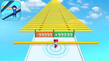 New Satisfying Mobile Game Roof Rails 3D – Full Gameplay Walkthrough All Levels (Max Upgrade!)