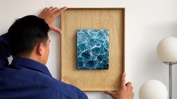 I Tried Carving the Viral Waves Wall Art