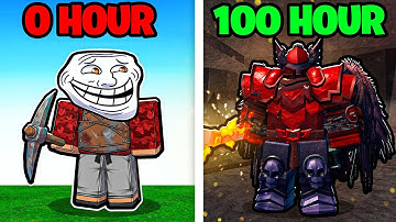 I SPENT 100 HOURS In Roblox THE FORGE..