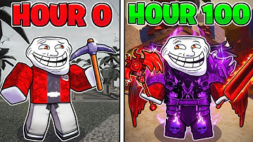 I SPENT 100 HOURS In Roblox THE FORGE..