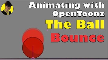 Animating with OpenToonz Tutorial - animating a bouncing ball