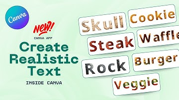 Hot New Canva App: Create Realistic Text in Just Minutes!