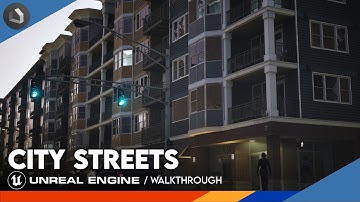 City Streets | Unreal Engine 5 | Walkthrough FAB Asset Pack