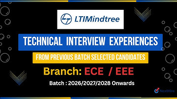 LTIMindtree Technical Interview Experience 2026 | ECE & EEE Branch | Real Technical Questions