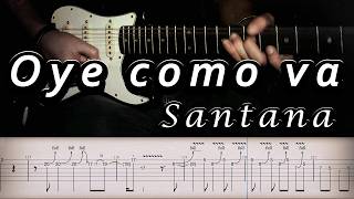Oye como va - Santana | Full TAB | Guitar cover | Tutorial