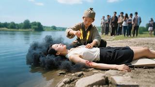 CEO collapses foaming! Villager’s one golden needle saves her & shames the arrogant director!