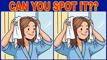 Check Your Brain Age: Find All 3 Differences in 60 Seconds (Daily Cognitive Test)