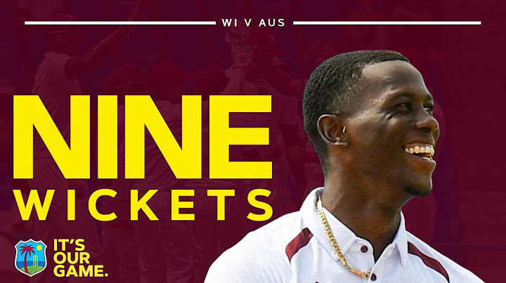 Shamar Joseph Takes 9 Wickets | West Indies v Australia 1st Test