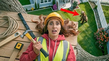 I Built a Tree House for my Kids!