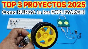 ✅ Los TOP 3 Proyectos de Electrónica del 2025 con Componentes Básicos  👀👉 que NADIE te los EXPLICA!