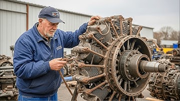 Old Mechanic Bought A Rusted Engine For Scrap — Had No Idea It Was A Priceless WW2 Prototype