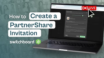 How to Create a PartnerShare Invitation |  A step-by-step guide Switchboard Live #Multistream