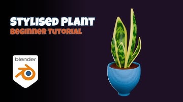 Create a Cute Stylized 3D Plant in Blender (Beginner PBR Tutorial)