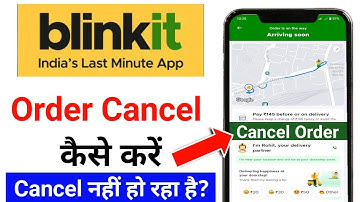 Blinkit Order Cancel Kaise Kare | Blinkit Me Order Cancel Kaise Kare | Blinkit Order Cancel 