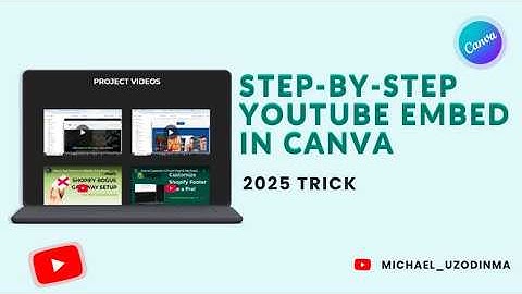 How To Embed YouTube Video in Canva Website (Full 2025 Step-by-Step Tutorial)