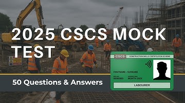 CSCS Mock Test 2025 | 50 Questions & Answers