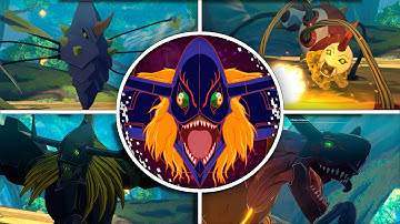 Diaboromon & Digivolutions – Unique Skills Showcase  | Digimon Story Time Stranger