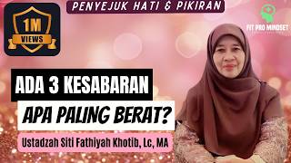 Biar Bunda Adem... Ini Cara Menjadi Sabar Tanpa Ujung dari Ustadzah Siti Fathiyah Khotib, Lc, MA.