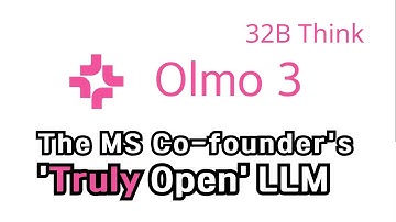 MS 공동설립자가 만든 진짜 오픈소스 LMM. Olmo 3 32B Think. 논리,수학,엔지니어링,코딩 성능테스트